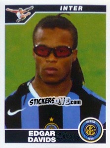 Sticker Edgar Davids - Calciatori 2004-2005 - Panini