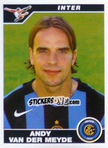 Cromo Andy Van Der Meyde - Calciatori 2004-2005 - Panini