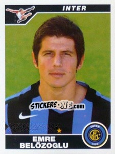 Sticker Emre Belözoglu - Calciatori 2004-2005 - Panini