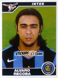 Sticker Alvaro Recoba - Calciatori 2004-2005 - Panini
