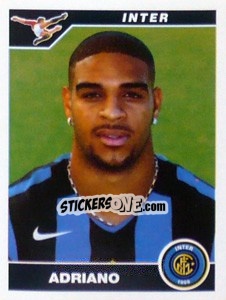 Figurina Adriano - Calciatori 2004-2005 - Panini