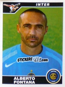 Sticker Alberto Fontana - Calciatori 2004-2005 - Panini