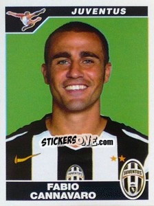 Cromo Fabio Cannavaro - Calciatori 2004-2005 - Panini