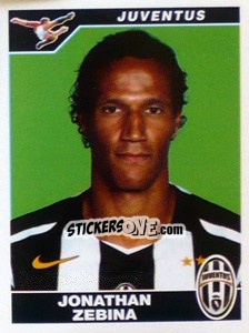 Sticker Jonathan Zebina - Calciatori 2004-2005 - Panini