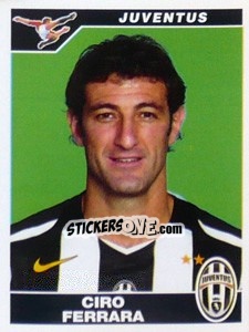 Sticker Ciro Ferrara - Calciatori 2004-2005 - Panini