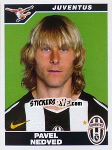 Sticker Pavel Nedved - Calciatori 2004-2005 - Panini