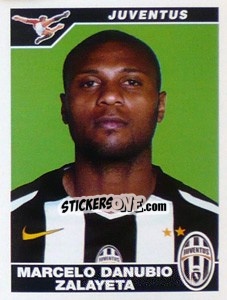 Cromo Marcelo Danubio Zalayeta - Calciatori 2004-2005 - Panini