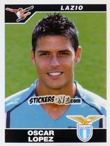 Sticker Oscar Lopez - Calciatori 2004-2005 - Panini