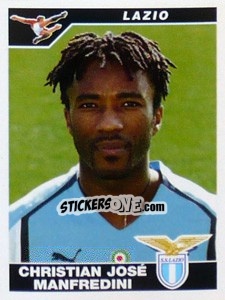 Figurina Christian Jose Manfredini - Calciatori 2004-2005 - Panini