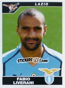 Sticker Fabio Liverani - Calciatori 2004-2005 - Panini