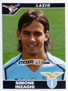 Figurina Simone Inzaghi - Calciatori 2004-2005 - Panini
