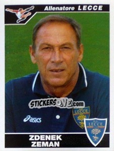 Sticker Zdenek Zeman (Allenatore) - Calciatori 2004-2005 - Panini