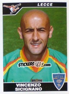 Sticker Vincenzo Sicignano - Calciatori 2004-2005 - Panini