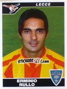 Sticker Erminio Rullo - Calciatori 2004-2005 - Panini