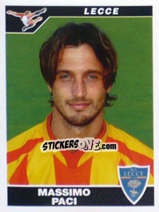 Figurina Massimo Paci - Calciatori 2004-2005 - Panini