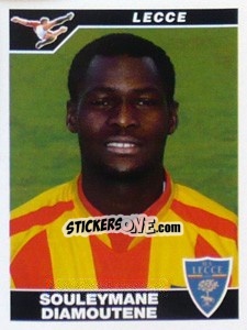 Figurina Souleymane Diamoutene - Calciatori 2004-2005 - Panini