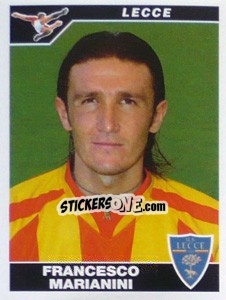 Figurina Francesco Marianini - Calciatori 2004-2005 - Panini