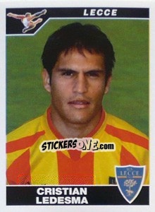 Figurina Cristian Ledesma - Calciatori 2004-2005 - Panini