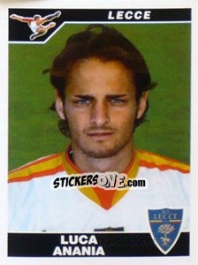 Sticker Luca Anania - Calciatori 2004-2005 - Panini