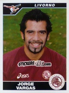 Sticker Jose Vargas - Calciatori 2004-2005 - Panini