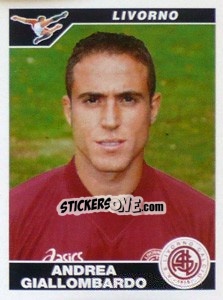 Sticker Andrea Giallombardo - Calciatori 2004-2005 - Panini