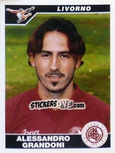 Sticker Alessandro Grandoni - Calciatori 2004-2005 - Panini
