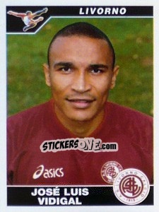 Sticker Jose Luis Vidigal - Calciatori 2004-2005 - Panini