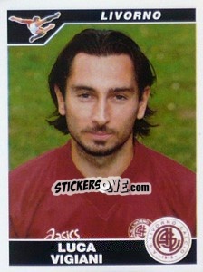Sticker Luca Vigiani - Calciatori 2004-2005 - Panini