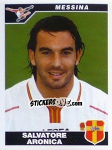 Sticker Salvatore Aronica - Calciatori 2004-2005 - Panini