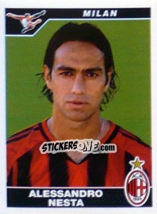 Sticker Alessandro Nesta - Calciatori 2004-2005 - Panini