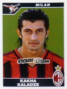 Cromo Kakha Kaladze - Calciatori 2004-2005 - Panini