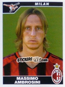 Figurina Massimo Ambrosini - Calciatori 2004-2005 - Panini