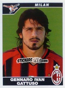 Figurina Gennaro Ivan Gattuso - Calciatori 2004-2005 - Panini