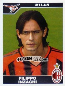 Figurina Filippo Inzaghi - Calciatori 2004-2005 - Panini