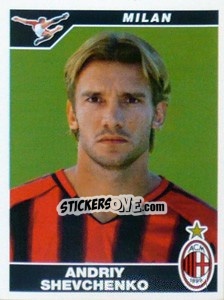 Figurina Andriy Shevchenko - Calciatori 2004-2005 - Panini