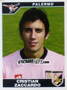 Figurina Cristian Zaccardo - Calciatori 2004-2005 - Panini