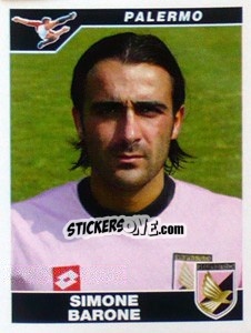 Cromo Simone Barone - Calciatori 2004-2005 - Panini