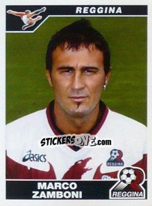 Sticker Marco Zamboni - Calciatori 2004-2005 - Panini