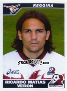 Cromo Ricardo Matias Veron - Calciatori 2004-2005 - Panini