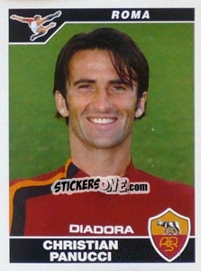 Figurina Christian Panucci - Calciatori 2004-2005 - Panini