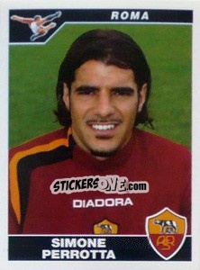 Sticker Simone Perrotta - Calciatori 2004-2005 - Panini