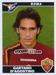 Sticker Gaetano D'Agostino - Calciatori 2004-2005 - Panini