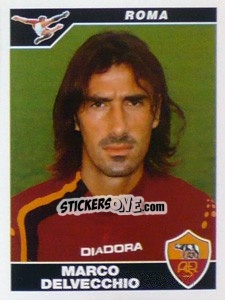 Figurina Marco Delvecchio - Calciatori 2004-2005 - Panini