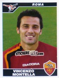 Sticker Vincenzo Montella - Calciatori 2004-2005 - Panini