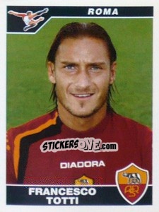 Sticker Francesco Totti - Calciatori 2004-2005 n. 407 - Panini