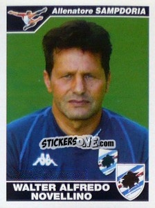 Figurina Walter Alfredo Novellino (Allenatore) - Calciatori 2004-2005 - Panini