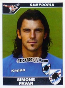 Sticker Simone Pavan - Calciatori 2004-2005 - Panini