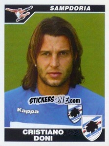 Figurina Cristiano Doni - Calciatori 2004-2005 - Panini