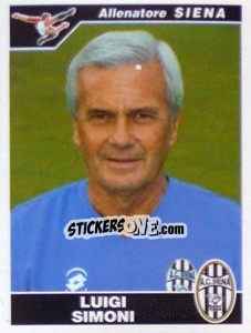 Figurina Luigi Simoni (Allenatore) - Calciatori 2004-2005 - Panini