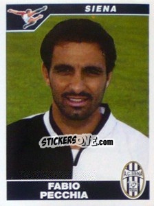 Sticker Fabio Pecchia - Calciatori 2004-2005 - Panini